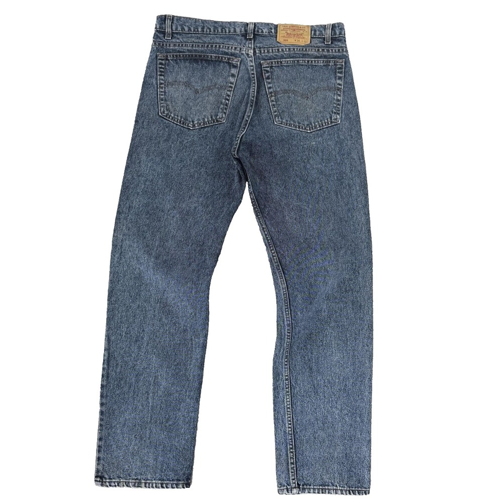 Vintage Levi's 505 Jeans Mens 36x31 Blue‎ Med Wash Regular Straight Denim USA